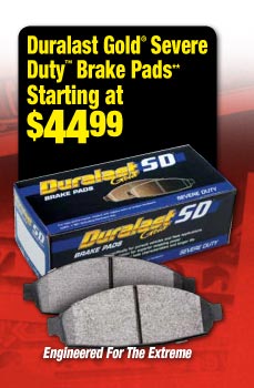 Duralast Gold(R) Severe Duty(TM) Brake Pads* Starting at $44.99